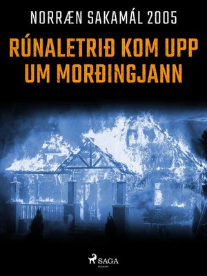 cover image of Rúnaletrið kom upp um morðingjann
